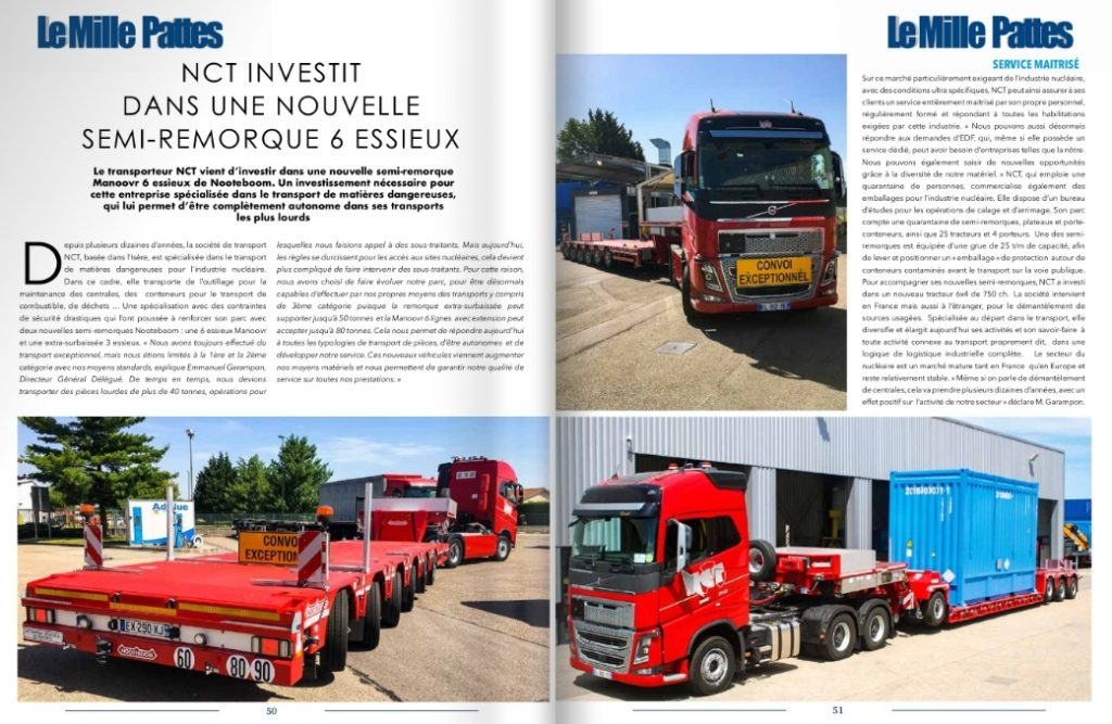 UN ARTICLE DANS LE MAGAZINE 1000 PATTES